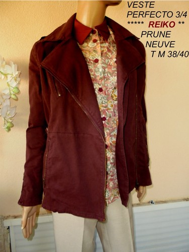 Veste perfecto zippe reiko - zippe, *