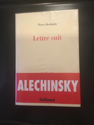 Lettre suit pierre alechinsky - lettre,