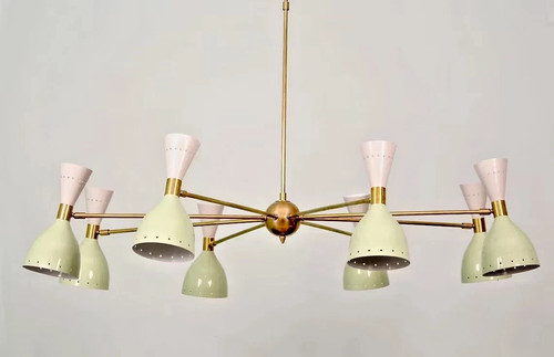 Lustre spoutnik italien - lustre,