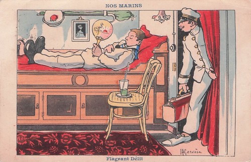 Carte postale ancienne marine - postale,