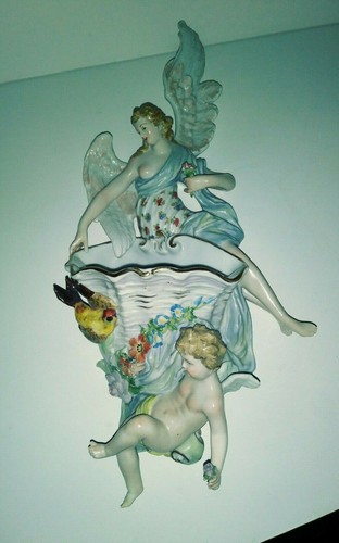 Dresden porcelain angel - dresden,