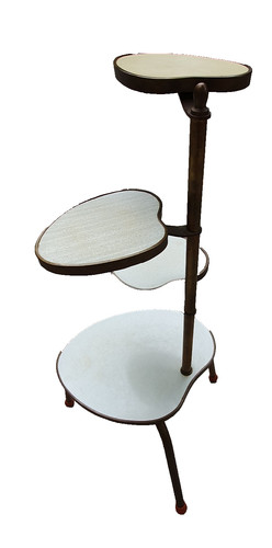Table fleurs forme - table, de