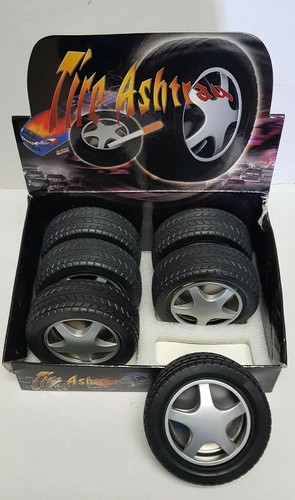 Tire ashtray collectible - tire, 6pc