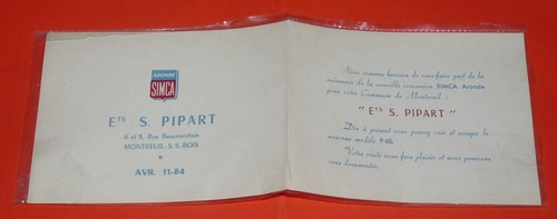 Carton invitation 1959 garage - carton,