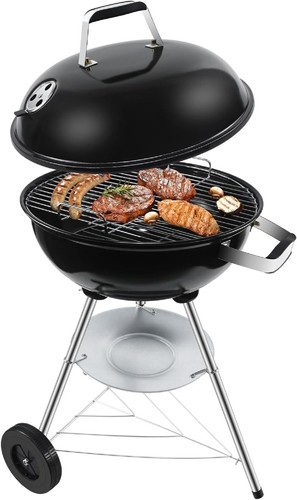 Barbecue charbon bois rond - barbecue,