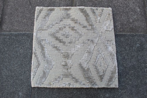 Tapis laine gris oriental - tapis,