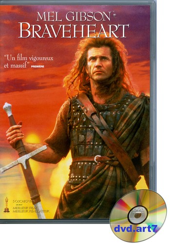 Dvd braveheart de et avec - braveheart,