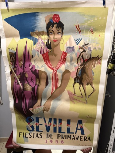 Affiche ancienne sur - sur, toile
