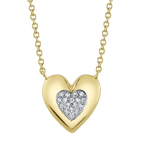 14k pendentif coeur - pendentif,