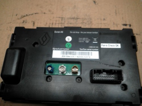 Ecran gps renault clio - ecran, phase
