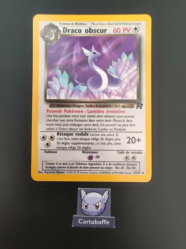 Carte pokémon draco obscur - pokémon,