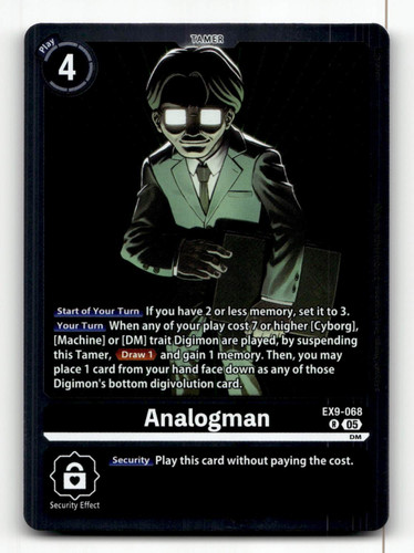Digimon ccg analogman ex9 068 - analogman, ex9-068