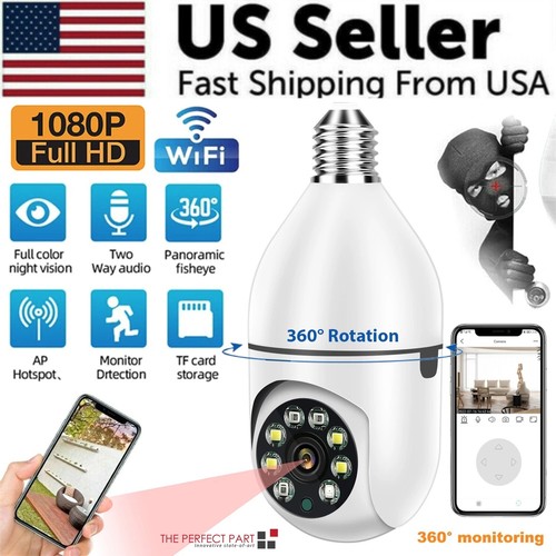 360 1080p e27 light bulb - 1080p, ip