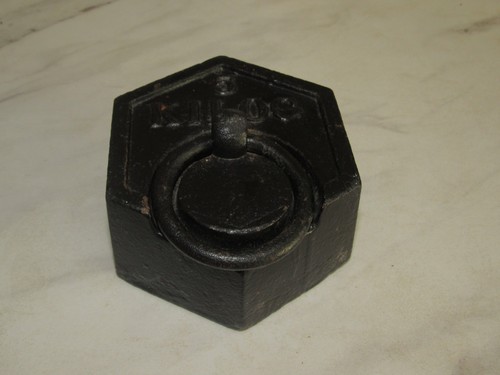 Ancien poids hexagonale - poids,