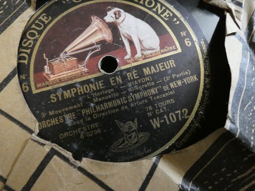 Disques pour gramophone lot - disques,