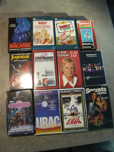 Lot cassettes vhs - lot, divers
