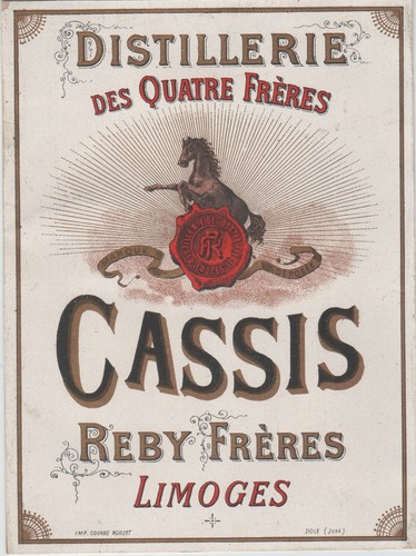 Cassis reby freres - reby, limoges"