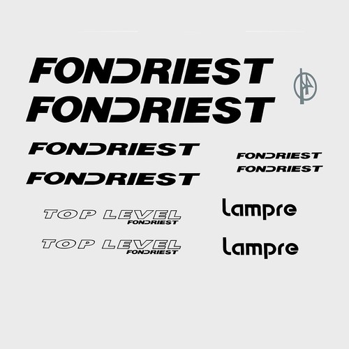Fondriest decals bicycle - decals, de