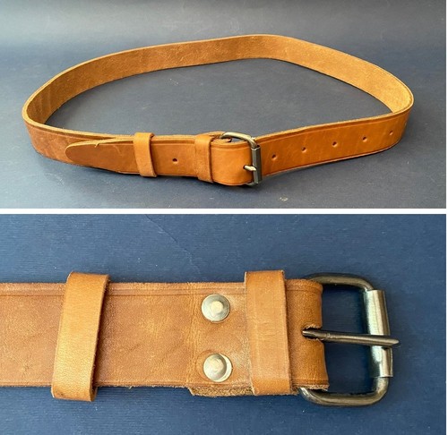 Ceinture cuir militaire - en,