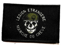 Patch MORALE 5x8cm "LEGION ETRANGERE M.O.C" Broderie PRINT Design Fun Militaire