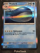 Carte Pokémon Wailord HOLO 041/159 EV09 Aventures Ensemble JTG FR NEUF