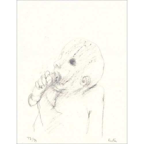 Rustin jean lithographie - -,