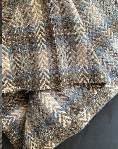 Tissu coupon tweed laine - tissu,, coupon,