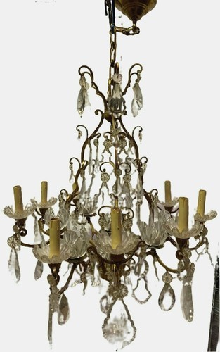 Lustre cage seize lumières - lustre, a