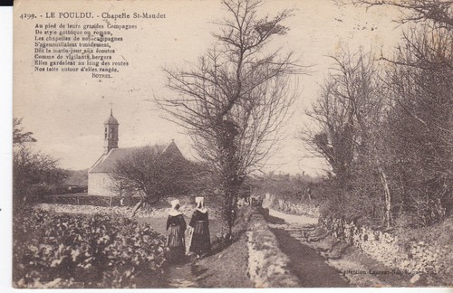 Cpa pouldu chapelle st - le,