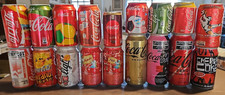 lot 18 canettes vides de Coca