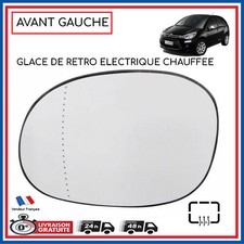 Glace de Rétroviseur Avant Gauche Degivrant pour C2 C3 206 1007 = 8151.CG
