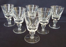 6 verres à vin - cristal de
