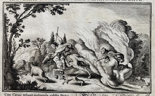 Gravure 1685 baur ovidii - gravure,