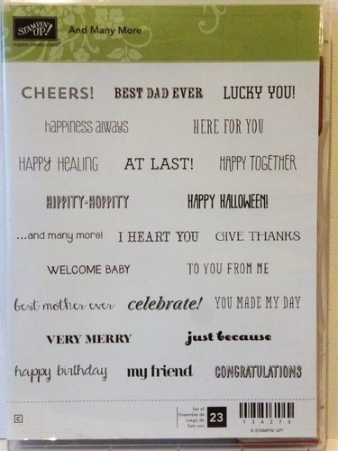 Stampin beaucoup plus - up,