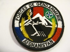 ECUSSON COLLECTION GEND. FORCES DE GENDARMERIE OPEX AFGHANISTAN SUR SCRATCH 80MM