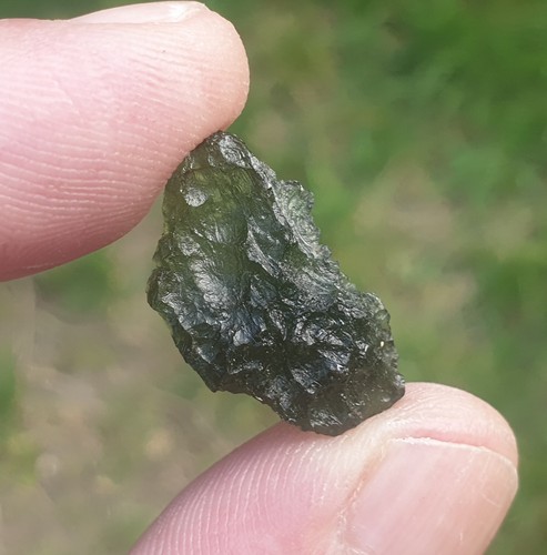 Véritable tektite moldavite - véritable,