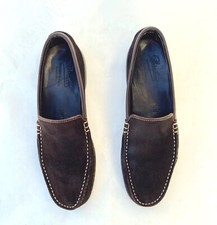 Paraboot - mocassin sleep-on - Cuir Daim brun - pointure 6 - 40