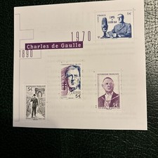 france Feuillet bloc timbres
