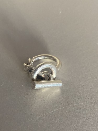 Bague hermès argent - bague,