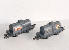 JOUEF HO N°633, LOT 2 WAGON PLAT CITERNE, TOTAL + AZUR, TRANSPORT PETROLIER SNCF