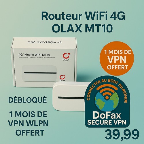 Router wifi olax - 4g, mt10