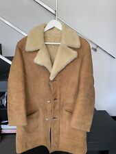 Veste en Peau De Mouton Retournée Véritable, années 70