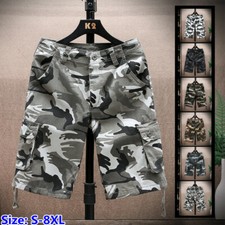 Homme Coton Cargo Camouflage