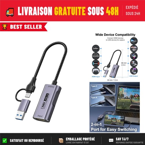Carte capture hdmi usb - hdmi, et