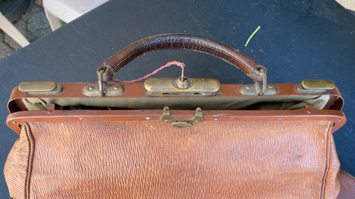 Ancien sac voyage medecin - sac, de