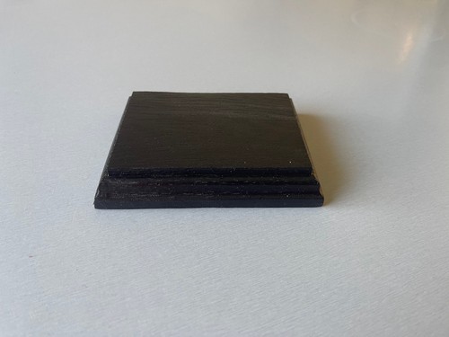 Socle noir brillant - brillant, pour