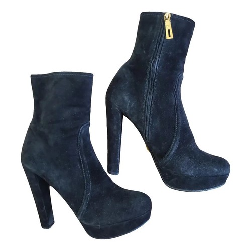 Bottines talon daim - talon, en