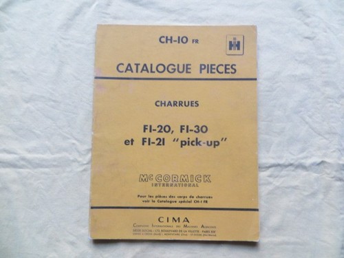 Cormick charrues 20 - fi-20, /