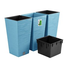 3 x pot de fleurs jardinière