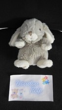 doudou peluche lapin gris